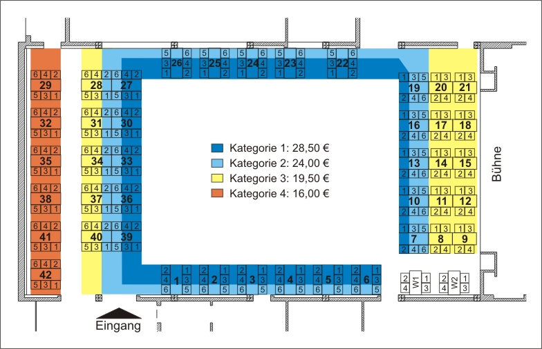 Tischplan 2011