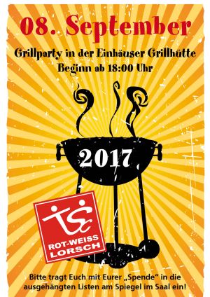 Einladung zur Grillparty 2017